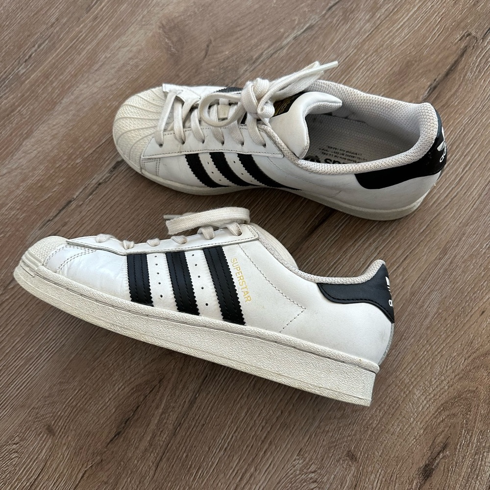 adidas Superstar Sneakers with Iconic Stripes
